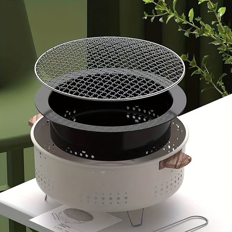 Portable Smokeless Charcoal Grill for Camping