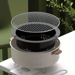 Portable Smokeless Charcoal Grill for Camping