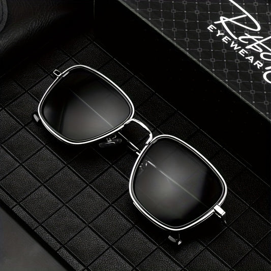 Square Lens Steam Punk Sunglasses