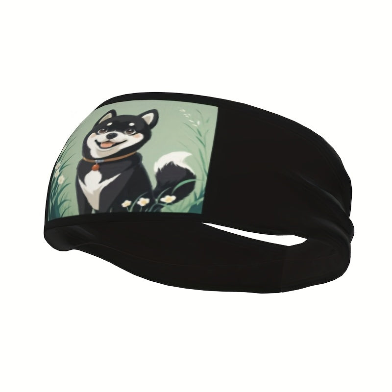Men's Adjustable Sweat Wicking Headband - Gym Running Sports