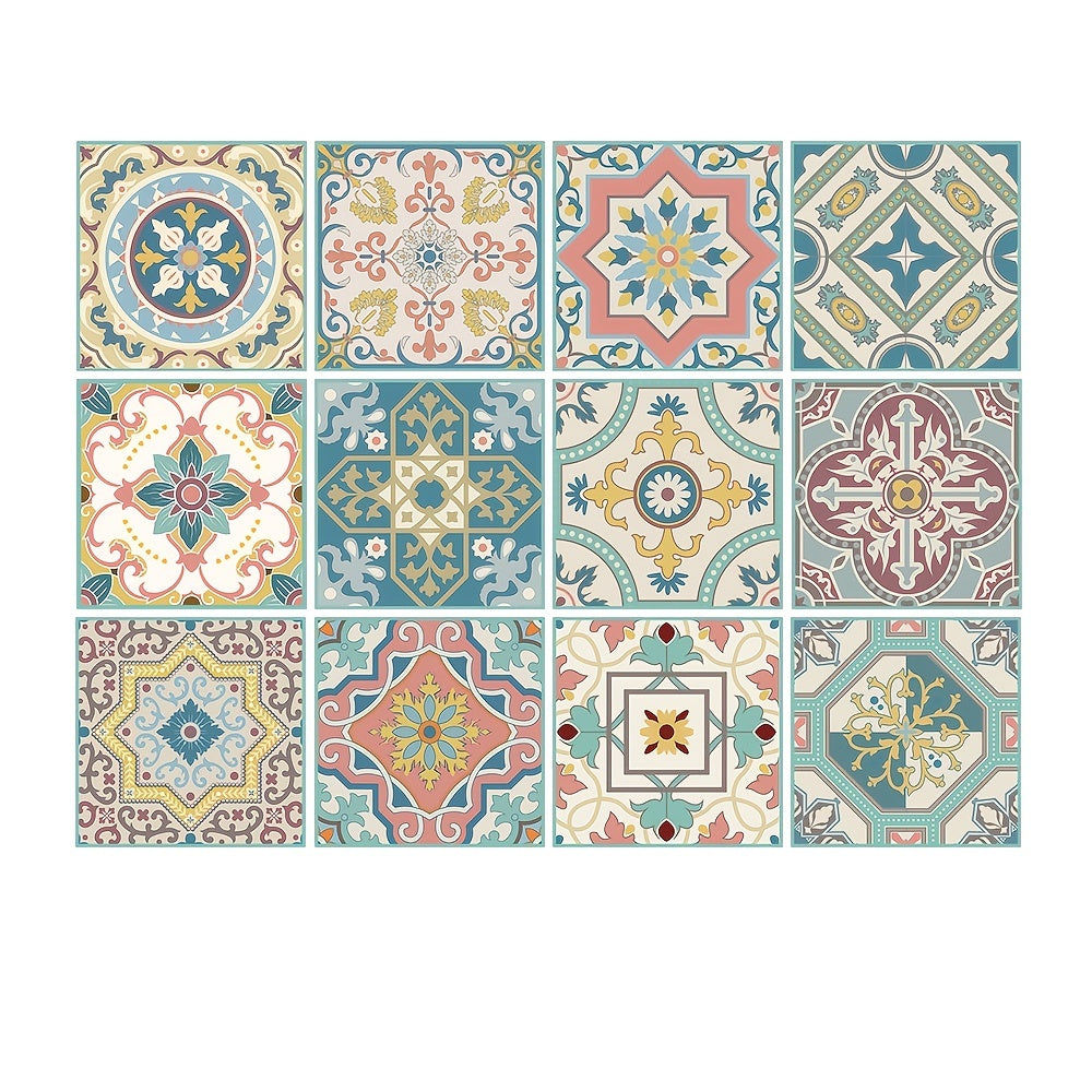 12pcs Crystal Wall Stickers Self Adhesive Tile Waterproof Decor