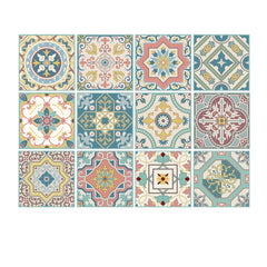 12pcs Crystal Wall Stickers Self Adhesive Tile Waterproof Decor