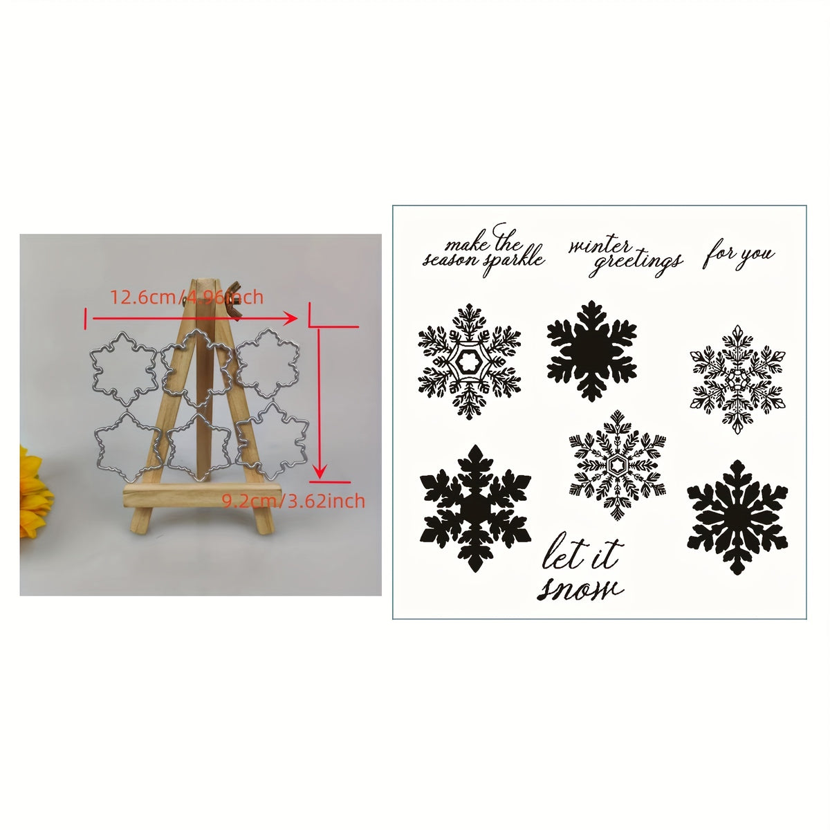Christmas Metal Cutting Dies And Stamps For Scrapbooking Crafts