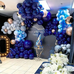 40pcs Navy Latex Balloons - Party Decorations