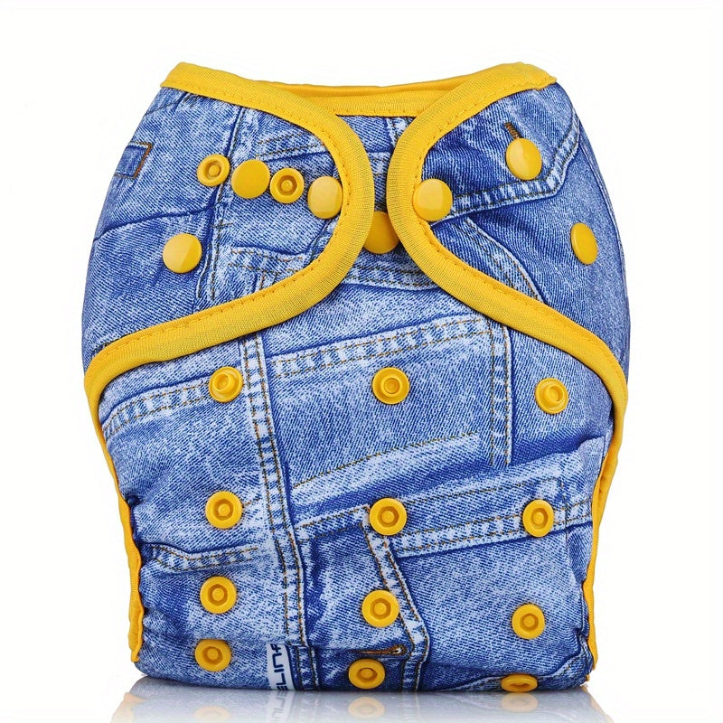 Waterproof Reusable Cloth Diaper Cover for 3-15kg Babies