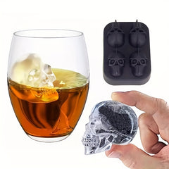 Skull Ice Ball Mold Silicone Flexible Ice Cube Trays