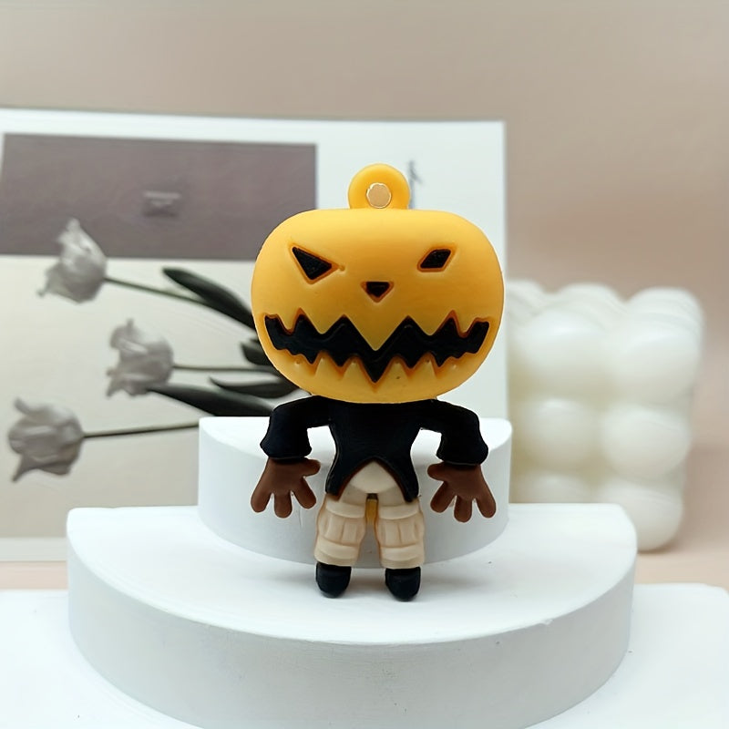 Cartoon Pumpkin Keychain for Backpacks