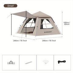 Portable Automatic Quick Opening Tent Rainproof Outdoor Camping Picnic