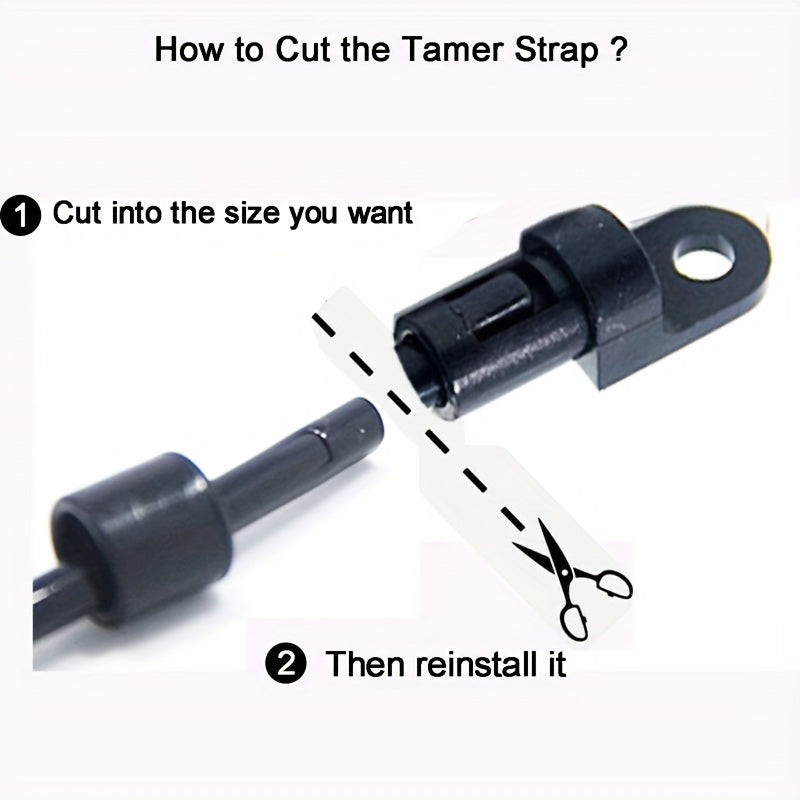 Rod Tamer Deck Mount Rod Straps - Secure Fishing Gear with Bungee Cord
