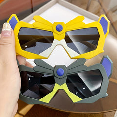 Casual Cartoon Frame Sun Protection Sunglasses for Kids