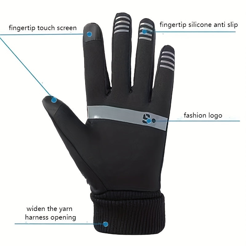 Full Finger Gloves for Mountaineering Hiking Climbing
