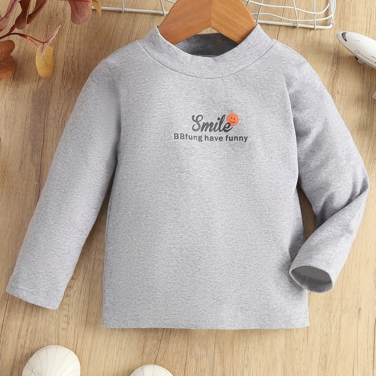 Baby Boys Round Neck Long Sleeve Sweatshirt Kid's Pullover