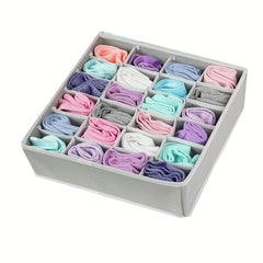 Foldable Fabric Sock and Underwear Drawer Organizer Hanging Storage