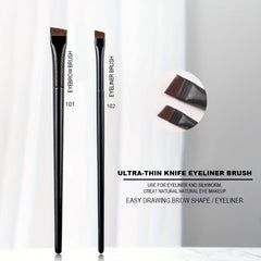 Professional Angled Eyebrow Brush Soft Portable Eye Makeup Flat Tint Brush