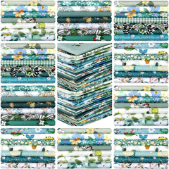 20pcs 25.4 X 25.4 cm Floral Quilt Cotton Fabric Square Patchwork Fabrics