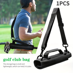 Portable Golf Club Bag Lightweight Training Case with Shoulder Straps