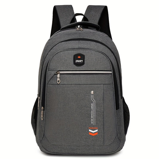 Large Capacity Men's Canvas Backpack Stylish Computer Travel Bag