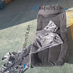 Outdoor Folding Bed with Blanket for Office Nap Beach Picnic Camping