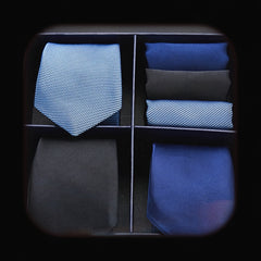 Men's Classic Business Multicolor Tie Set