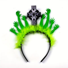 Halloween Zombie Arms Decor Headband Horror Graveyard Hair Band