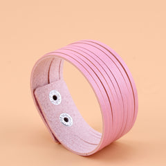 Split PU Leather Bracelets for Women & Girls 1 Pc