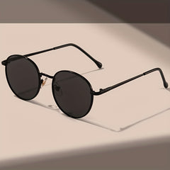 Round Metal Sunglasses Retro Outdoor Sun Shades Glasses UV400