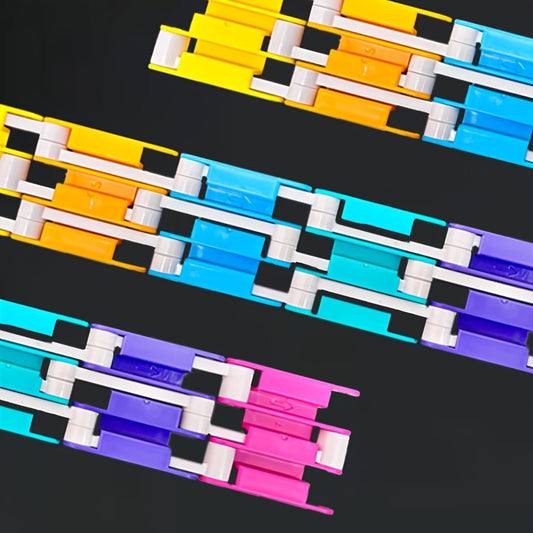 Colorful Fidget Infinity Ladder Toy for Stress & Anxiety Relief