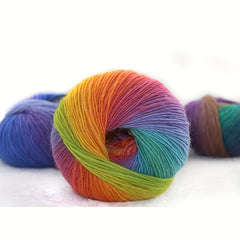 Icelandic Wool Dyed Yarn for Weaving 3-Roll Set 150g Soft Comfortable