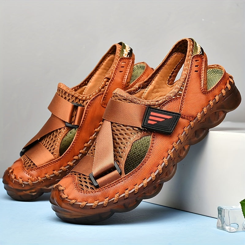 Men's Lightweight Non-Slip Sandals Closed Toe Outdoor Shoes