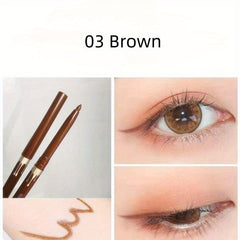Silky Waterproof Inner Eyeliner Gel Pen & Eyebrow Pencil Brown