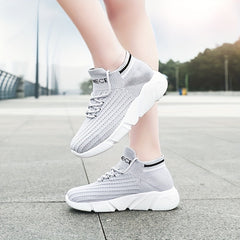 Soft Thick Sole Mesh Breathable Running Shoes