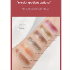 Two Tone Shimmer Eyeshadow Stick Brown Orange Natural Eye Makeup