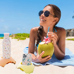 Beach Cup Holder Sand Coaster Travel Accessory Family Friends Use