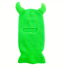 Monster Ears Ski Mask Balaclava Y2K Knit Hat