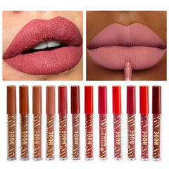 12pcs Velvet Matte Liquid Lipstick Set Magnet Long Lasting Waterproof Lip Gloss