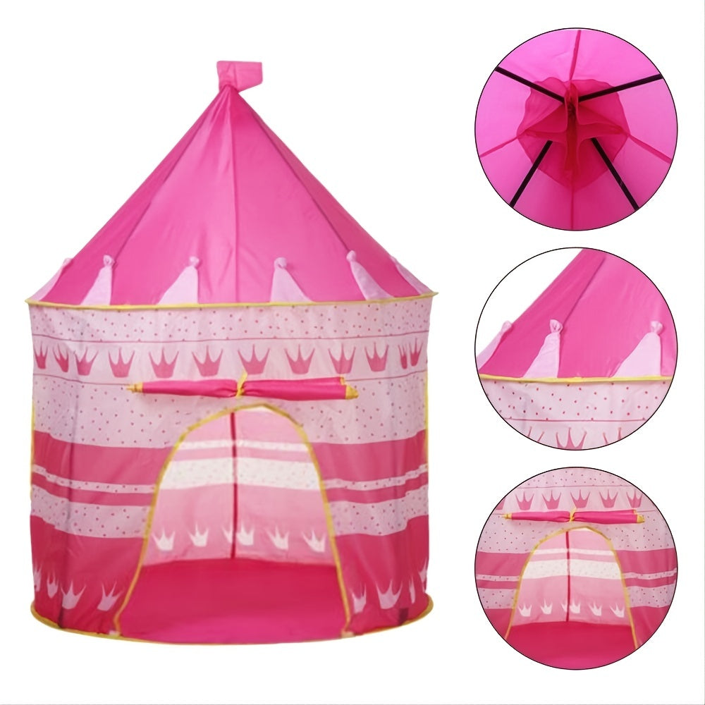 Princess Castle Play Tent Indoor Outdoor Playhouse Pop Up