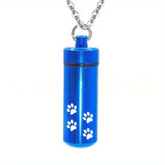 Pet Memorial Cremation Necklace for Dog Ashes