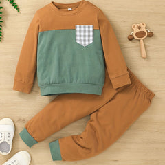 Baby Boy's 2pcs Sweatshirt & Sweatpants Set for Spring Fall