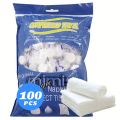 Compressed Towels Disposable Portable Face Towel Mini Tablets Cotton Coin Tissue