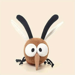 Mosquito Plush Toy Soft Stuffed Insect Doll Brown Body & Face