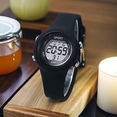 Stylish Digital Watch with HD Display for Students and Couples
