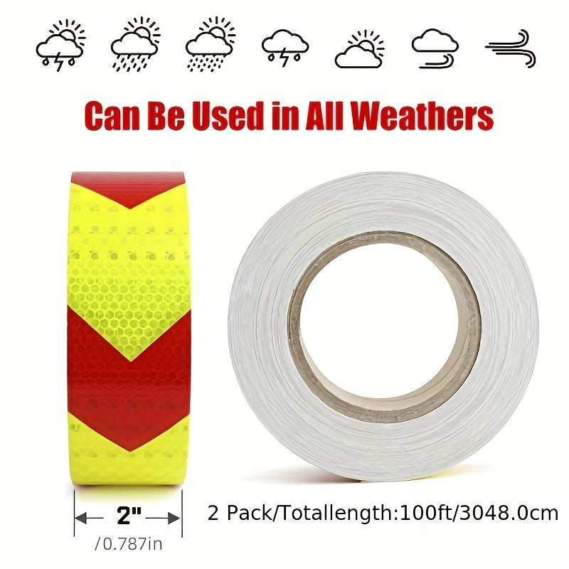 Reflective Safety Tape for Vehicles, Trailers, Boats & Signs