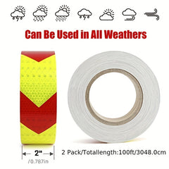 Reflective Safety Tape for Vehicles, Trailers, Boats & Signs