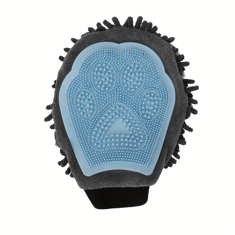 Pet Bathing Gloves Double Sided Dog Cleaning Massaging Gloves