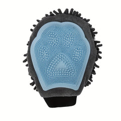 Pet Bathing Gloves Double Sided Dog Cleaning Massaging Gloves