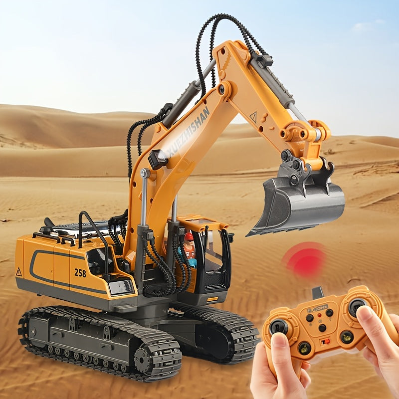 Kids Remote Control Excavator Crawler Digging Machine Toy