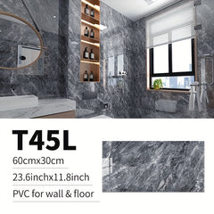 10pcs PVC Marble Floor Stickers Waterproof Bathroom Decals