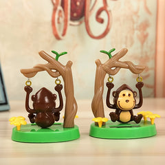 Swing Monkey Solar Car Decoration Animal Figure Head Shaking No Electri