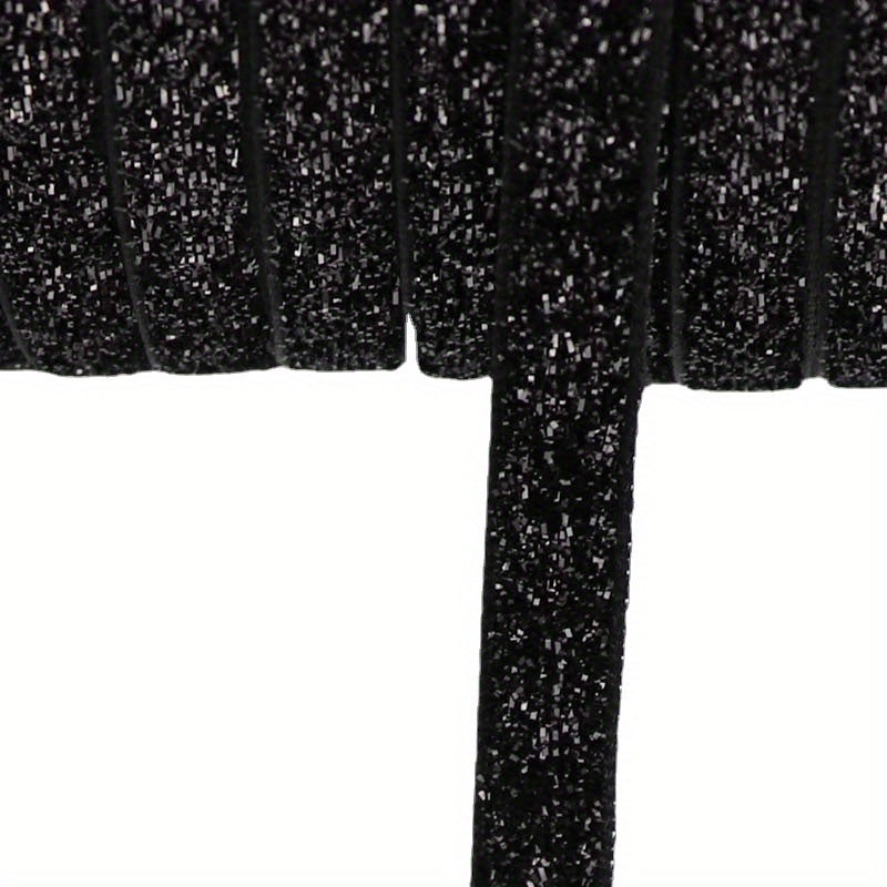 5 Yards 10mm Glitter Velvet Ribbon DIY Gift Wrapping Hair Bows Wedding Party