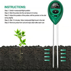 Discover Your Soil with 3-in-1 Tester Kit